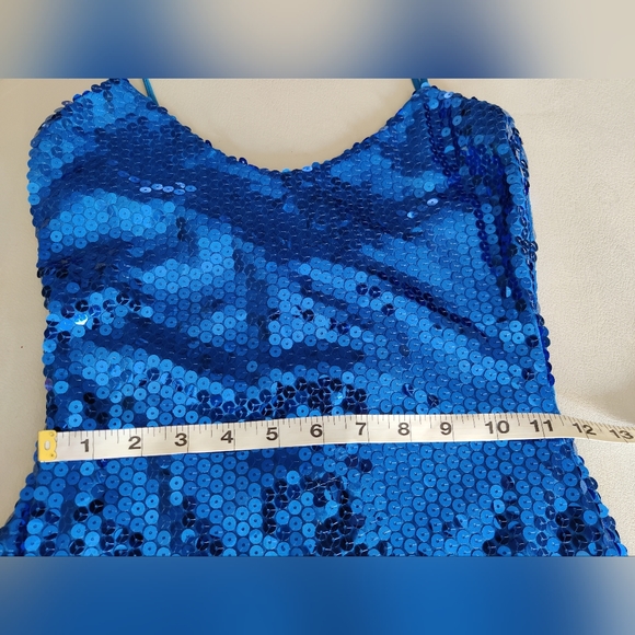 Vintage Blue Dress Women's size small good condition - Picture 9 of 11